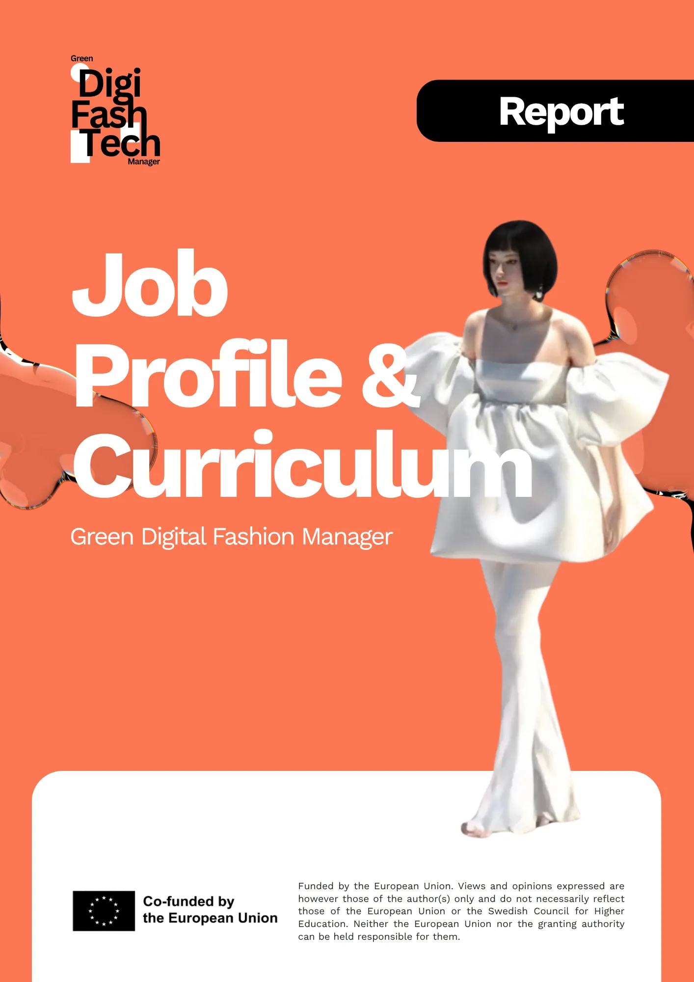 Cover of Job Profile & Curriculum for the Green Digital Fashion Manager