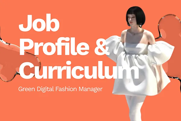 Cover of Job Profile & Curriculum for the Green Digital Fashion Manager